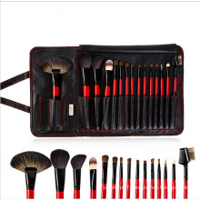 High Quality Synthetic Hair Wood Handle 15PCS Cosmetic Brush Set